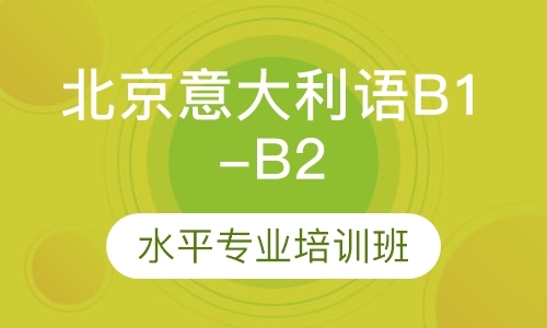北京意大利语B1-B2水平专业培训班