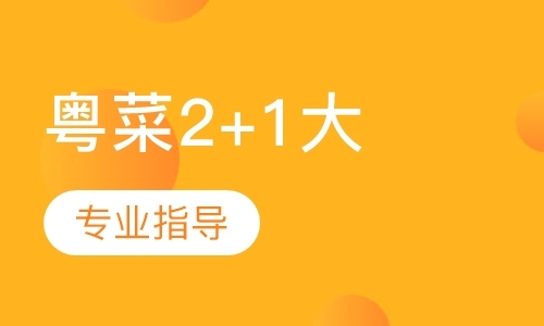 粤菜2+1大(中)专班