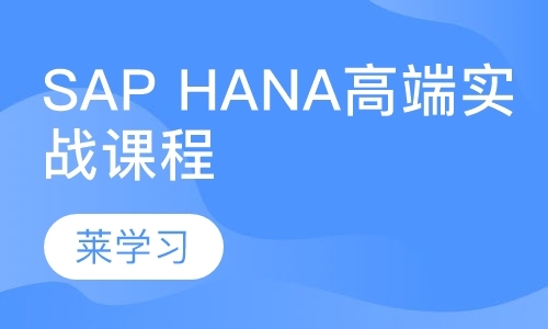 SAP HANA高端实战课程