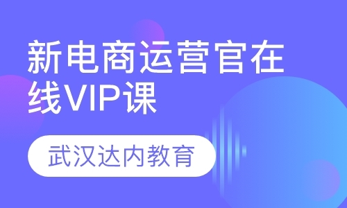 武汉新电商运营官在线VIP课程