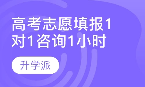 高考志愿填报1对1咨询1小时