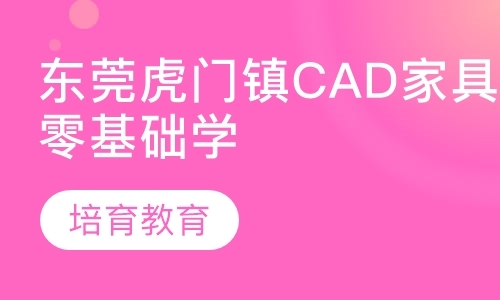 东莞虎门镇CAD家具设计培训，零基础学