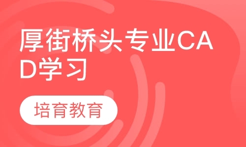 厚街桥头专业CAD学习