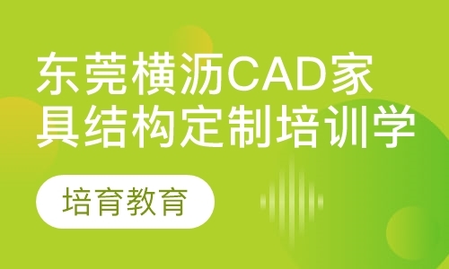 东莞横沥CAD家具结构定制培训学校