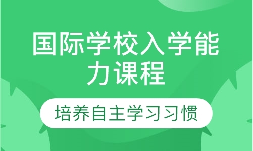 深圳国际学校入学能力课程