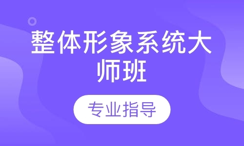 整体形象系统大师班