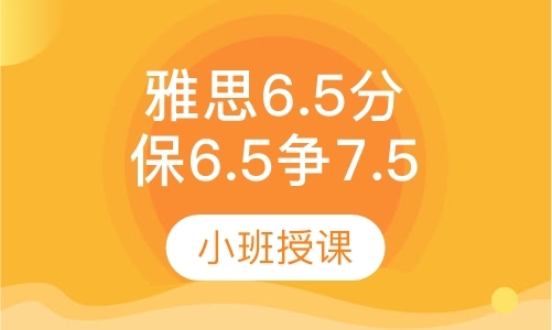 雅思6.5分精品班（保6.5争7.5）