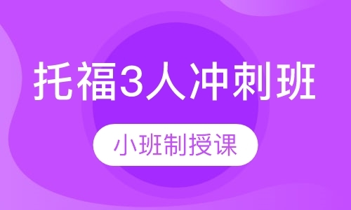 托福3人冲刺班