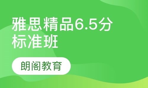 雅思精品6.5分标准班