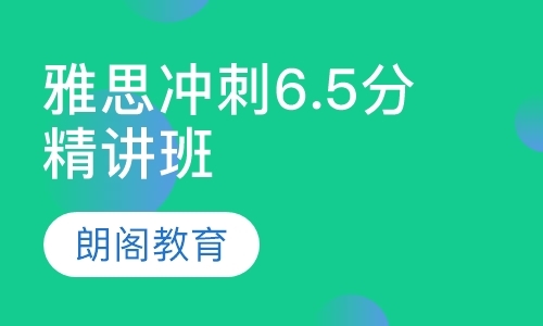 雅思冲刺6.5分精讲班