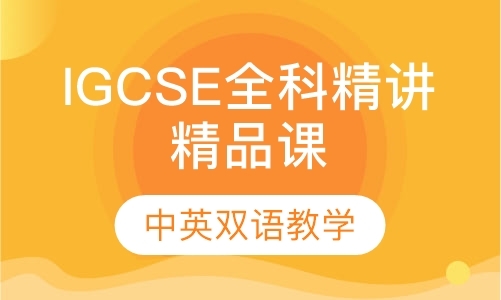 深圳IGCSE全科精讲精品课程