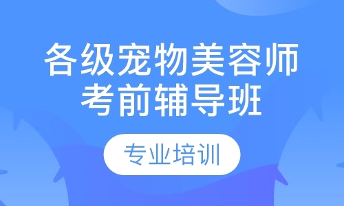 广州宠物美容师c级培训班