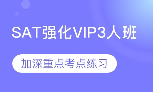 SAT强化VIP3人班