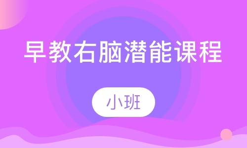 成都早教右脑潜能课程