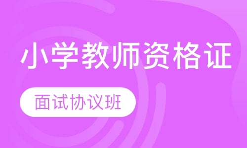 小学教师资格证面试协议班