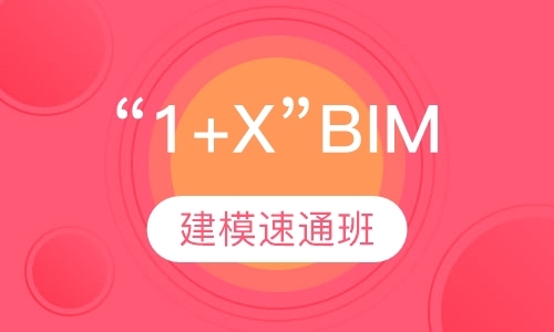 北京“1+X”BIM建模速通班