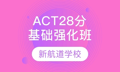 ACT VIP基础强化班（28分）