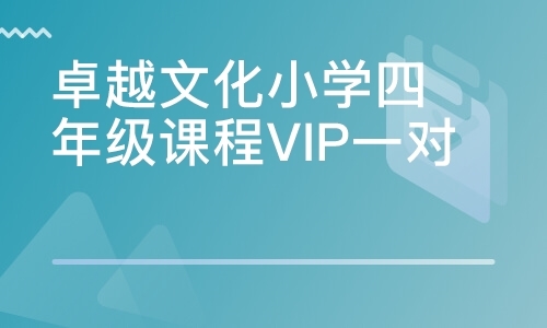 卓越文化小学四年级课程VIP一对三