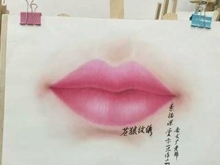 美妆素描作品展示